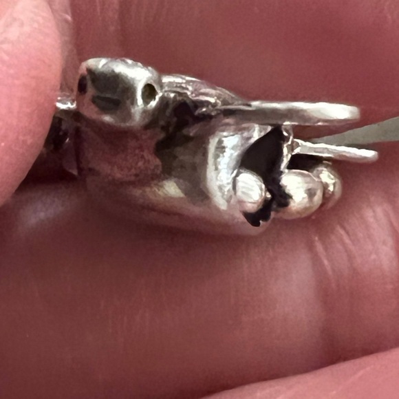 Super cute real 925 silver turtle bracelet made in Italy ☝️❤️🥰 - Picture 3 of 8